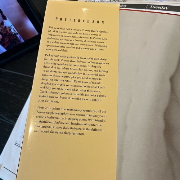 BOOK Pottery Barn Bedrooms Fresh Decorating Ideas Hardcover 192 pages - Picture 4 of 7